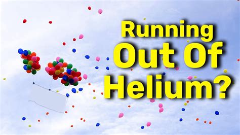 Is Earth's Helium Running Out? And Why Are Balloons Still Floating?